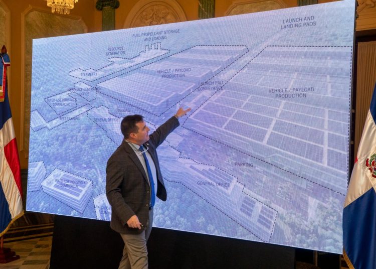 Gobierno presenta proyecto de puerto espacial en Pedernales