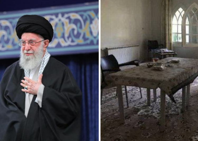 Así ha quedado la residencia del ayatolá iraní Alí Jamenei