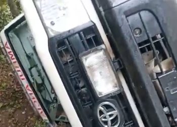 Ambulancia del 911 sufre accidente en Don Juan durante traslado de emergencia