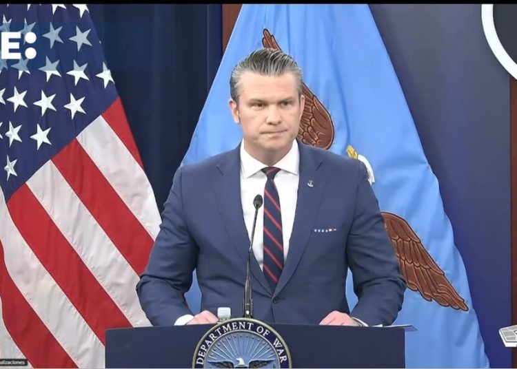 Jefe del Pentágono asegura que EE.UU. está ganando de «manera contundente» a Irán