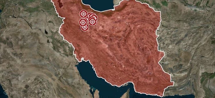 Israel ataca cuartel general espacial del CGRI en Teherán y decenas de instalaciones iraníes