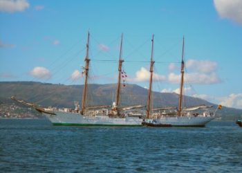 Buque escuela español Juan Sebastián de Elcano arriba a Santo Domingo en su crucero de instrucción