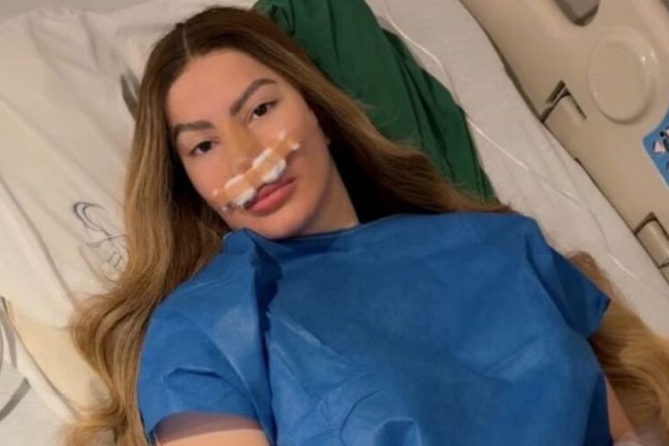 Alexandra MVP se somete a nueva cirugía en la nariz y pide a sus fans le deseen pronta recuperación