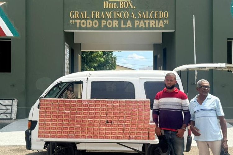 Dos hombres son detenidos por contrabando de más de 36 mil cigarrillos en Dajabón