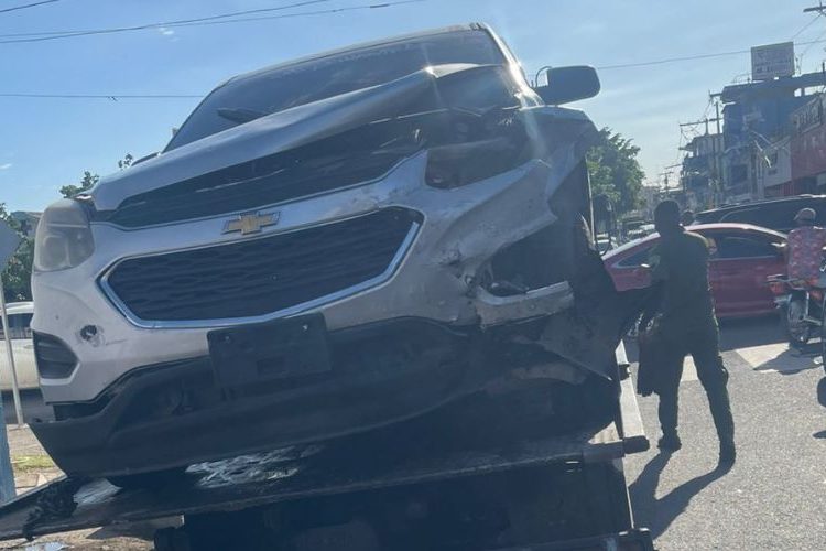 Se accidenta jefe de seguridad del periodista Ramón Tolentino en el DN