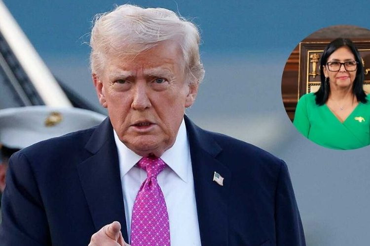 Trump pone como ejemplo a la venezolana Delcy Rodríguez para el futuro líder de Irán