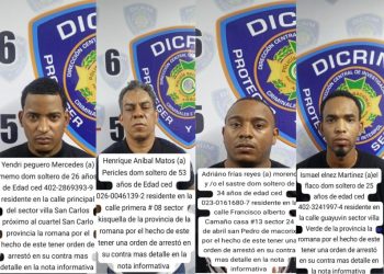 Policía desarticula banda que simulaba operativos de la DNCD para cometer atracos; 4 detenidos y un prófugo