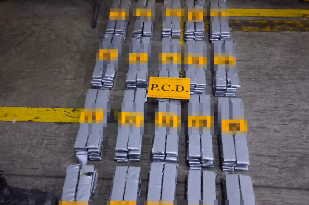 Autoridades costarricenses decomisan 73 kilos de cocaína ocultos en cargamento de verduras en Moín