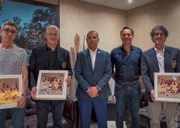 Presidente del COD recibe delegación internacional de esquí náutico y analiza preparativos para Santo Domingo 2026