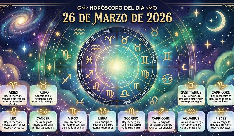 Horóscopo del 26 de marzo de 2026