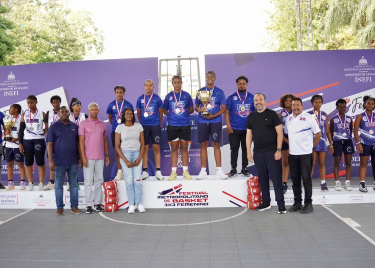 24 equipos de jóvenes protagonizan éxito del Festival de Baloncesto 3×3 Femenino INEFI 2026