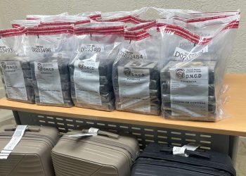 DNCD arresta dos serbios e interviene alijo de 75 paquetes presumiblemente cocaína