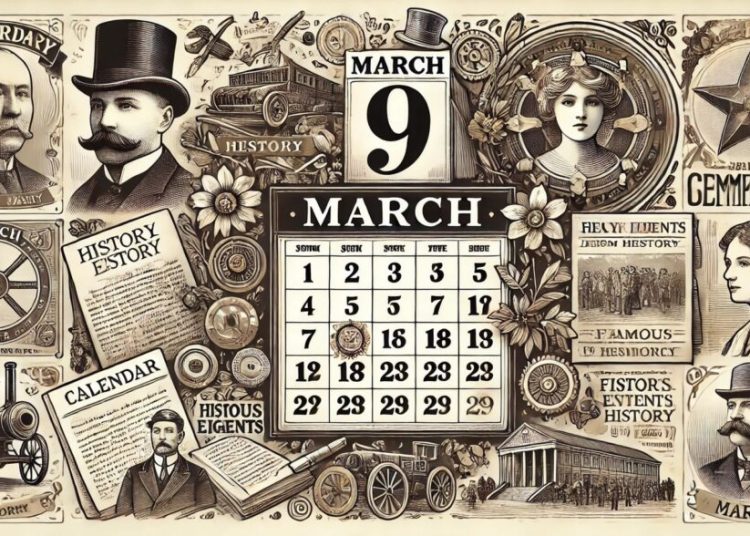 Efemérides del 9 de marzo