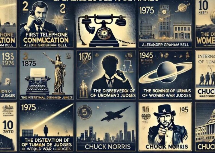 Efemérides del 12 de marzo