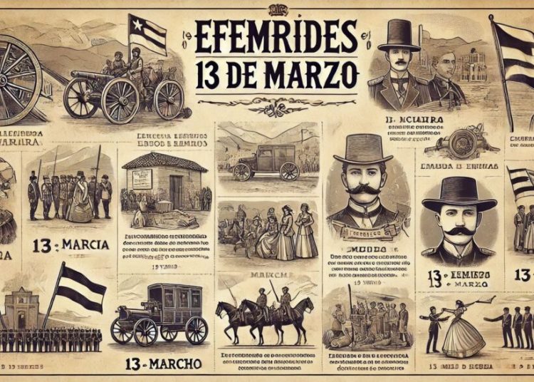 Efemérides del 13 de marzo