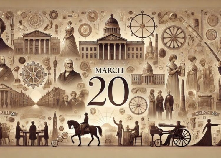 Efemérides del 20 de marzo