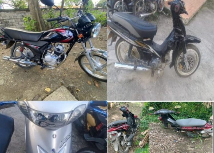Policía captura prófugo y recupera motocicletas sustraídas