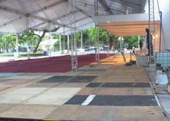 Inician los preparativos para la alfombra roja de Premios Soberano 2026