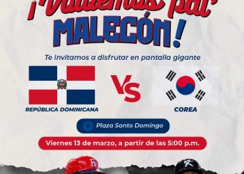 Alcaldía DN proyectará juego entre RD y Corea en el malecón en colaboración con Grupo de Medios Panorama