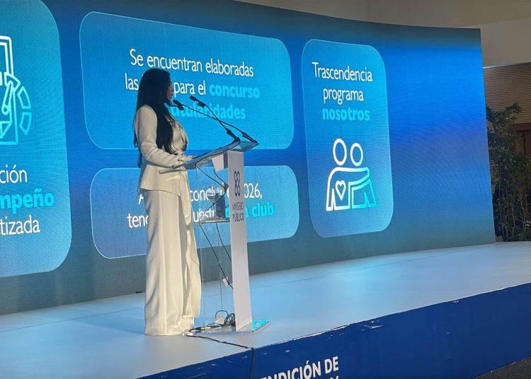 Yeni Berenice afirma MP impulsa “revolución institucional” durante Rendición de Cuentas 2026