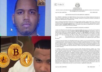 Ordenan arresto por robo de criptomonedas en Santiago