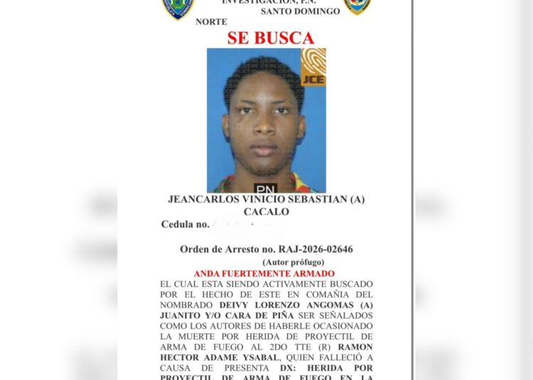 PN activa búsqueda de presunto peligroso homicida acusado de la muerte de oficia retirada en Villa Mella