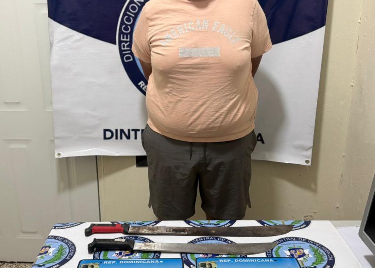 Dintel La Vega, apresa hombre con arma de fuego ilegal durante operativo