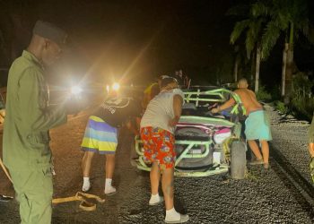 Accidente de buggy deja una joven herida en la carretera Bayaguana–Monte Plata
