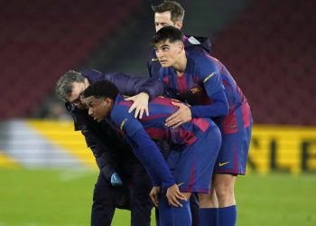 El Barcelona pierde a Balde y Koundé por lesión muscular durante un mes