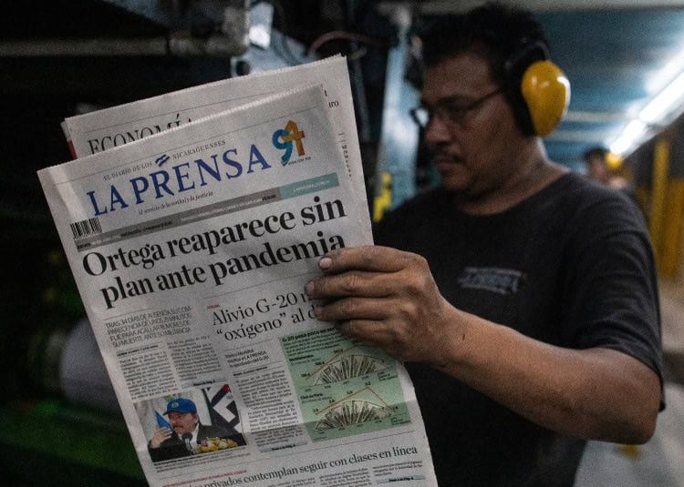 Periódico La Prensa de Nicaragua cumple 100 años con su redacción en el exilio