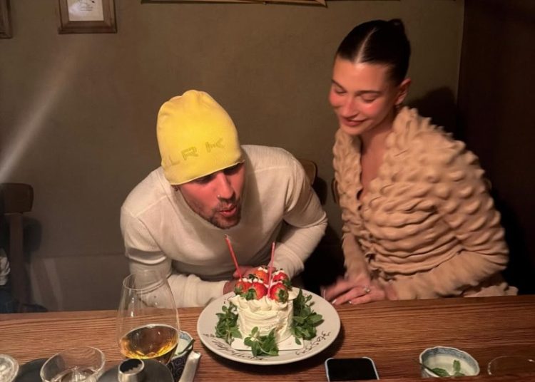 Justin Bieber celebra sus 32 años con íntima reunión familiar