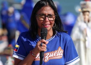 Delcy Rodríguez celebra título de Venezuela en el Clásico Mundial de Béisbol 2026
