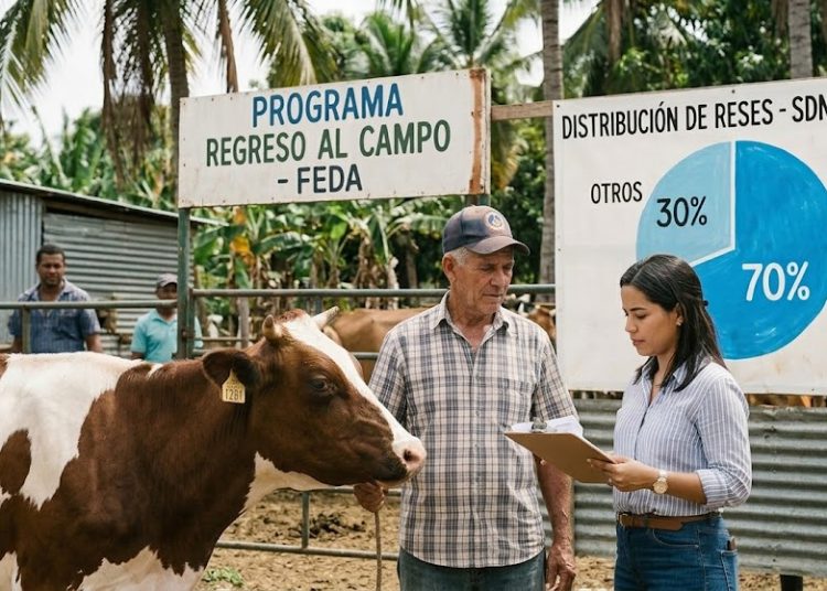 Siete de cada diez vacas del programa “Regreso al Campo” fueron a inscritos del PRM