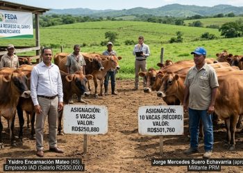 Beneficiarios del programa “Regreso al Campo” del FEDA concentraron hasta diez vacas