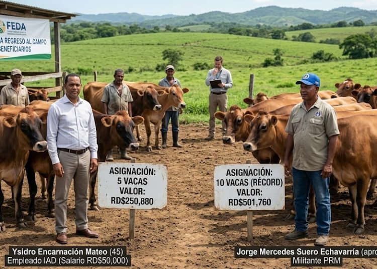 Beneficiarios del programa “Regreso al Campo” del FEDA concentraron hasta diez vacas