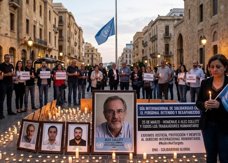 Conmemoran el Día Internacional de Solidaridad con el Personal Detenido y Desaparecido