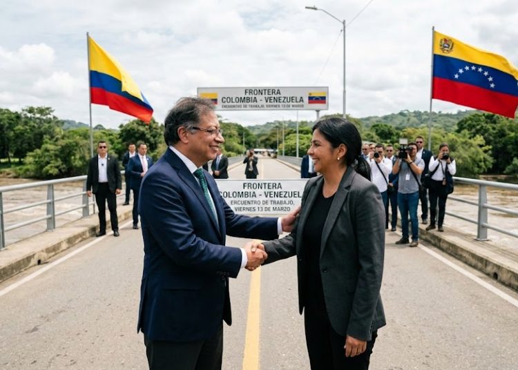 Petro y Delcy Rodríguez se reunirán por primera vez el viernes 13 de marzo en la frontera