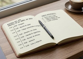 Agenda del día: martes 29 de abril de 2026
