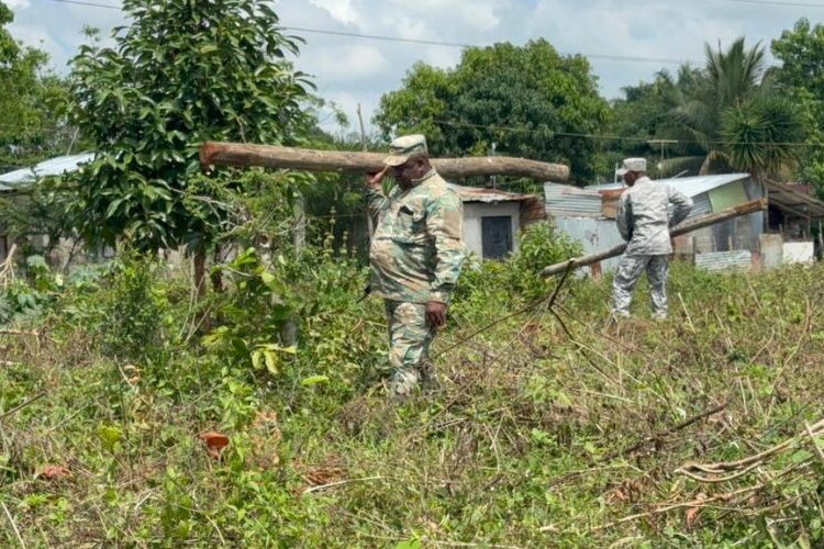 Desalojan ocupación ilegal en terrenos deportivos de Sabana Grande de Boyá