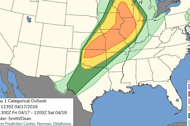 Tormentas, tornados y frío invernal azotarán a EE.UU. tras ola de calor mayor al promedio
