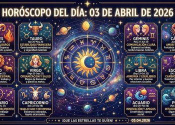 Horóscopo del 03 de abril de 2026