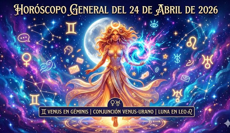 Horóscopo del 24 de abril de 2026