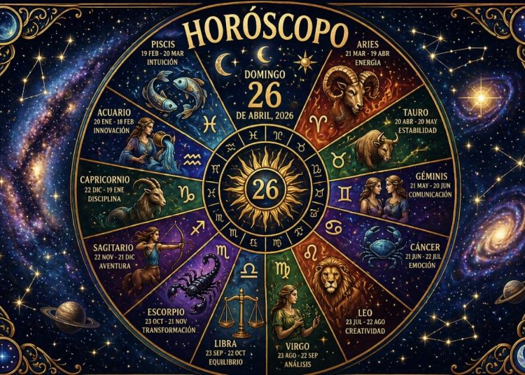 Horóscopo del 26 de abril de 2026