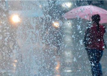 Indomet alerta por fuertes aguaceros, tormentas y posibles granizadas en gran parte del país