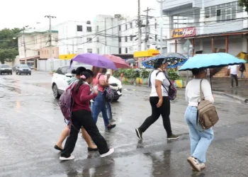 INDOMET pronostica aguaceros fuertes, tormentas eléctricas y posibles granizadas para este jueves