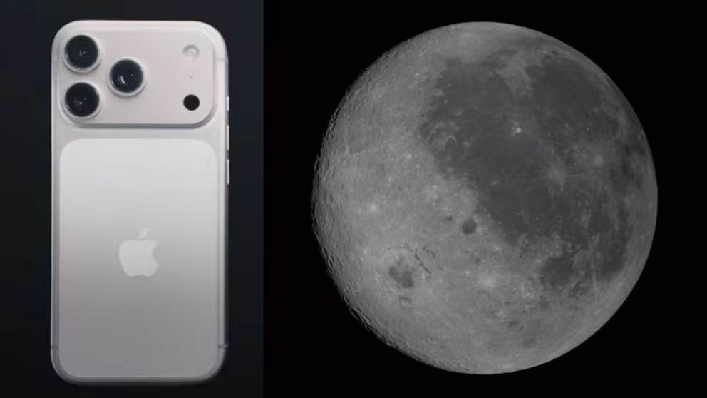 El iPhone 17 Pro Max sorprende con una imagen inédita del lado oculto de la Luna