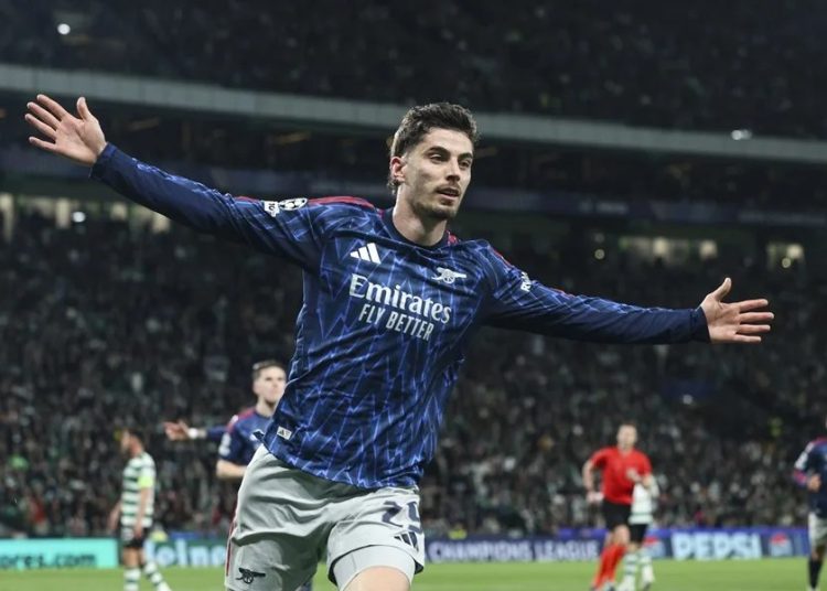 Arsenal golpea en el último suspiro al Sporting y toma ventaja en la Champions