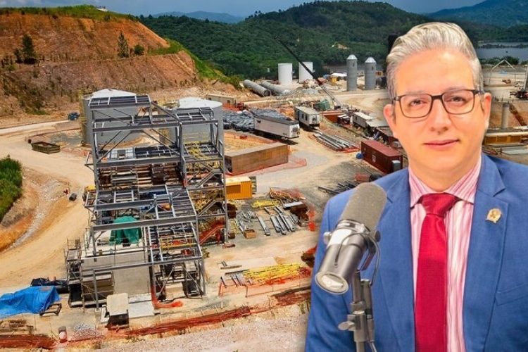 Rodolfo Santos cuestiona modelo minero y destaca que solo aporta un 2 % al PIB dominicano