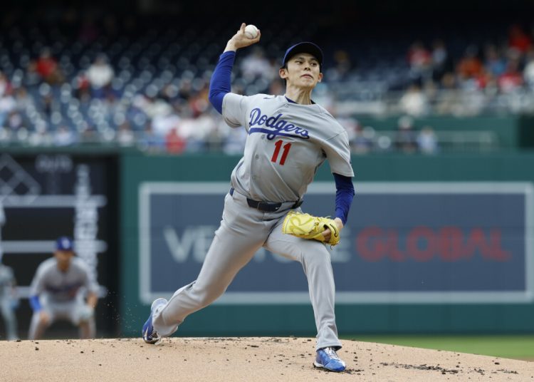 Dodgers remontan tras salida complicada de Roki Sasaki y completan barrida en Washington