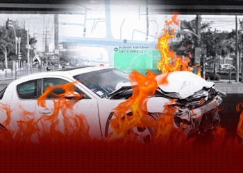 Vehículo se incendia en la avenida Ortega y Gasset y provoca alarma cerca de estación del Metro